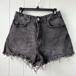 H&M Black Denim Shorts
